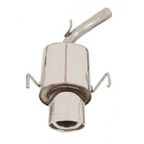 Piper exhaust Vauxhall Corsa C 1.2 1.4 16v Stainless Steel Back Box