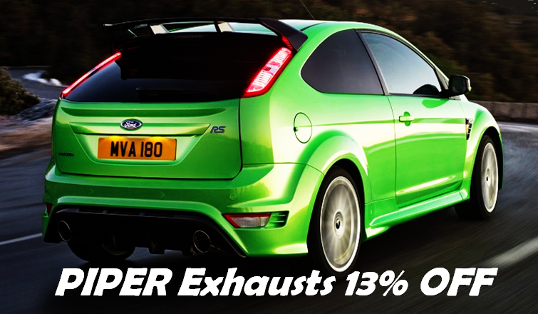Piper exhaust 13% off